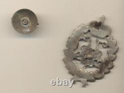 Badge medal order Russian Imperial aide-decamp in the Suite Nicholay silver 1013