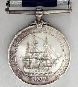 Battle of Jutland WW1 Royal Navy Long Service & Good Conduct Medal L. S. Tiddy