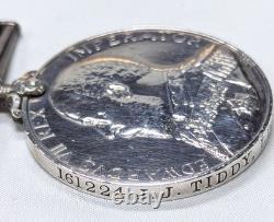Battle of Jutland WW1 Royal Navy Long Service & Good Conduct Medal L. S. Tiddy