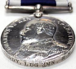 Battle of Jutland WW1 Royal Navy Long Service & Good Conduct Medal L. S. Tiddy