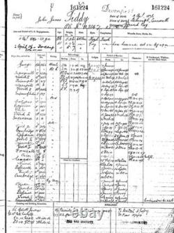 Battle of Jutland WW1 Royal Navy Long Service & Good Conduct Medal L. S. Tiddy