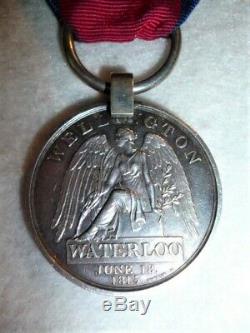Battle of Waterloo Medal 1815 to Royal Horse Artillery, F Troop