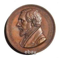 Belgium Cluysenaar Architect The Societe Royale Great Harmony Bronze Medal -68mm