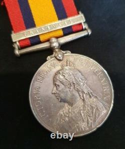 Boer War Queen's South Africa Medal QSA. Trooper G East 2nd Imperial Light Horse