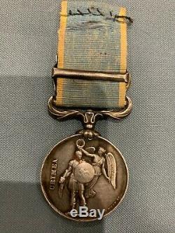British Campaign Service Crimea War Medal Unnamed example Royal Navy Really Nice