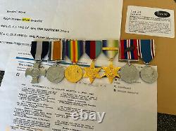 British Gallantry DSC Royal Navy Naval Group Medal Medals White