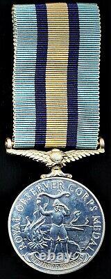 British Medal Group HASTIE H. A. C. ITALY Royal Observer Corps COLEFORD / LYDNEY