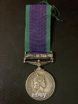 British Northern Ireland Named General Service Medal Royal Navy Seaman Bar Clasp
