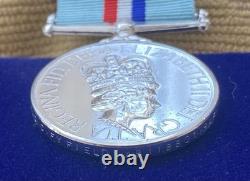 British Rhodesia 1980 Medal Pair Named to R. A. F