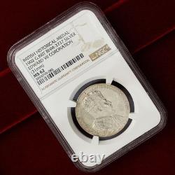 British Royal Mint Official Medal! 1902 King Edward VII Coronation Silver