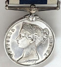 British Royal Navy Long Service & Good Conduct Medal Stoker Blacker HMS Indus