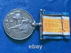 British Royal Scots 1914 1918 Silver WWI George V Military Medal