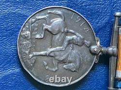 British Royal Scots 1914 1918 Silver WWI George V Military Medal