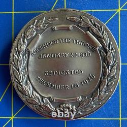 British silver-plate Royal Commemorative Medal Coin Set 1935-1937