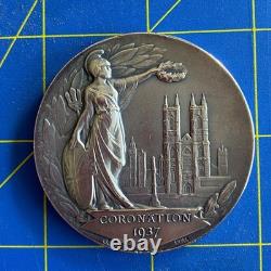 British silver-plate Royal Commemorative Medal Coin Set 1935-1937