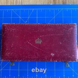 British silver-plate Royal Commemorative Medal Coin Set 1935-1937