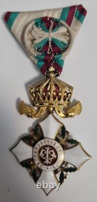 Bulgaria Royal Order of Civil Merit Ladies First Class Crown Bow
