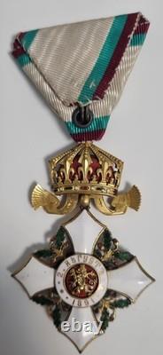 Bulgaria Royal Order of Civil Merit Ladies First Class Crown Bow