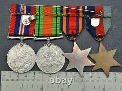 Burma Star Medal Group Jack Catlin Royal Army Service Corps 2nd Division