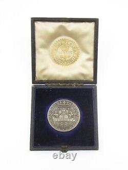 C. 1870 THE ROYAL DART YACHT CLUB 38mm SILVER CASED MEDAL BY WYON