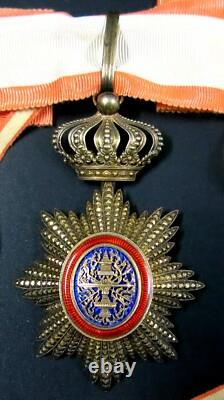 Cambodia Royal Order Commander Class Original Enamel Medal
