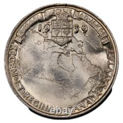 Canada, 1939 George VI Elizabeth Royal Visit Silver Medal. PCGS MS 65