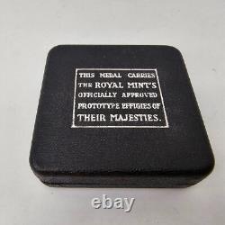 Cased Royal Mint Prototype Medal For Edward VII 1902 Coronation