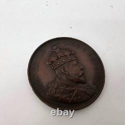 Cased Royal Mint Prototype Medal For Edward VII 1902 Coronation