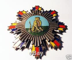 Chinese Imperial Military Medal, Order, Breast Star Striped Tiger