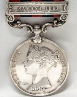 Colonel King Royal Engineers Bengal Sappers & Miners India Medal Samana 1891