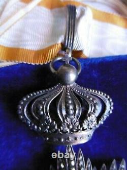 Commandeur Ordre Royal du Cambodge Kretly Vermeil & or Indochine french medal