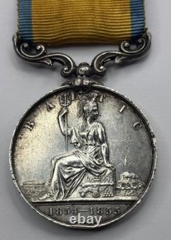 Crimea Baltic Campaign Medal 1854-1855 J MORANT A. B. H. M. S COLOSSUS Baltic War