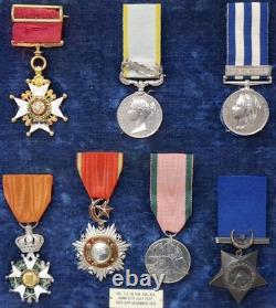 Crimean War Egypt 1882 CB medal group to Colonel Frederick Elton Royal Artillery