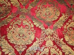 Croscill Imperial Red Gold Medallion (1p) Queen Comforter 92 X 92