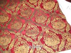 Croscill Imperial Red Gold Medallion (1p) Queen Comforter 92 X 92