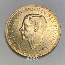 Edward VIII Commemorative Medal 1937 Rare British Royal Coin Antique Collectible