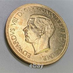 Edward VIII Commemorative Medal 1937 Rare British Royal Coin Antique Collectible