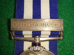 Egypt Medal 1882 undated, clasp Alexandria 11th July to Royal Navy, Inflexible