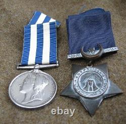 Egypt Medal Pair 2/1 South Irish Division, Royal Artillery Driver