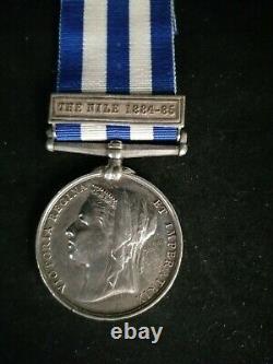 Egypt Medal The Nile 1885 John. T. Palmer 1st Royal West Kent No-2964 PAPERWORK