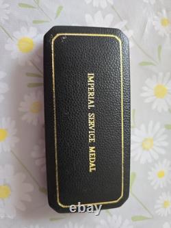 Elizabeth II Imperial Service Medal Charles Albert Taylor in original Royal case