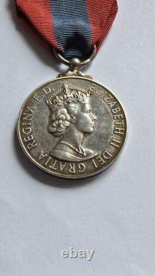 Elizabeth II Imperial Service Medal Charles Albert Taylor in original Royal case