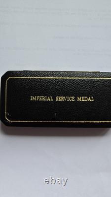 Elizabeth II Imperial Service Medal Charles Albert Taylor in original Royal case