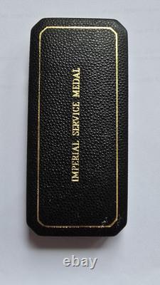 Elizabeth II Imperial Service Medal Charles Albert Taylor in original Royal case