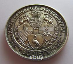 English hallmarked silver royal agricultural society medal