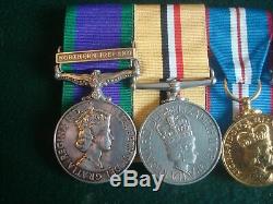 Female Gsm N. Ireland Iraq 2002 Jub Accumulated Campaign Lsgc Medal Royal Signals