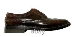 Florsheim Imperial Shell Cordovan 93605 Medallion Wing Tip Brogue Men Shoes 9.5D
