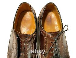 Florsheim Imperial Shell Cordovan 93605 Medallion Wing Tip Brogue Men Shoes 9.5D