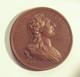 France Royal Louis XVI with Marie Antoinette Brozne Medal (LB-120)