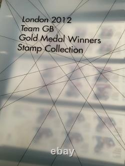 GB 2012 Olympics Gold Medal Winners Stamps Full Set of 29 Sheets